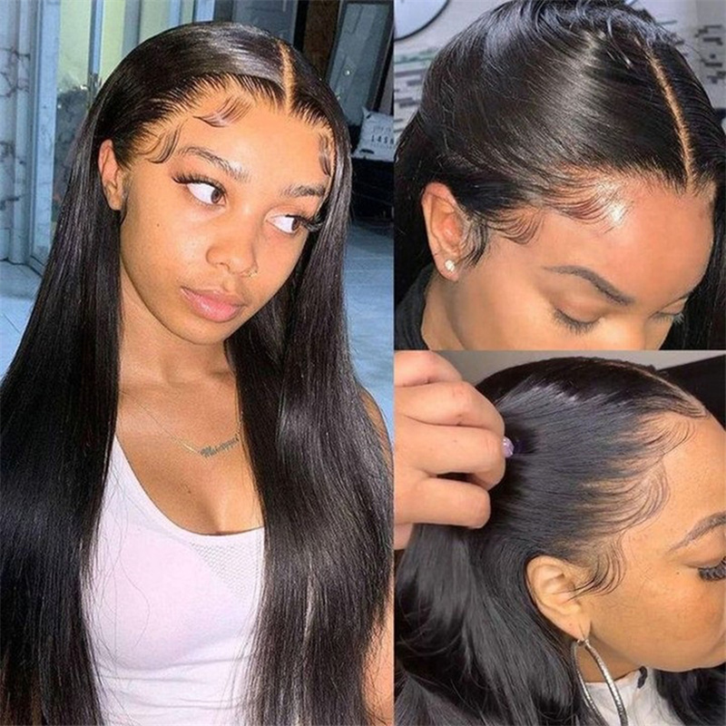 Long Hair 30-40 Inches Straight 4x4 5x5 13x4 HD Lace Wigs - 图片 2